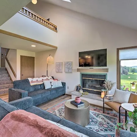 Galena Gem With Fire Pit On Eagle Ridge Fairway-3
